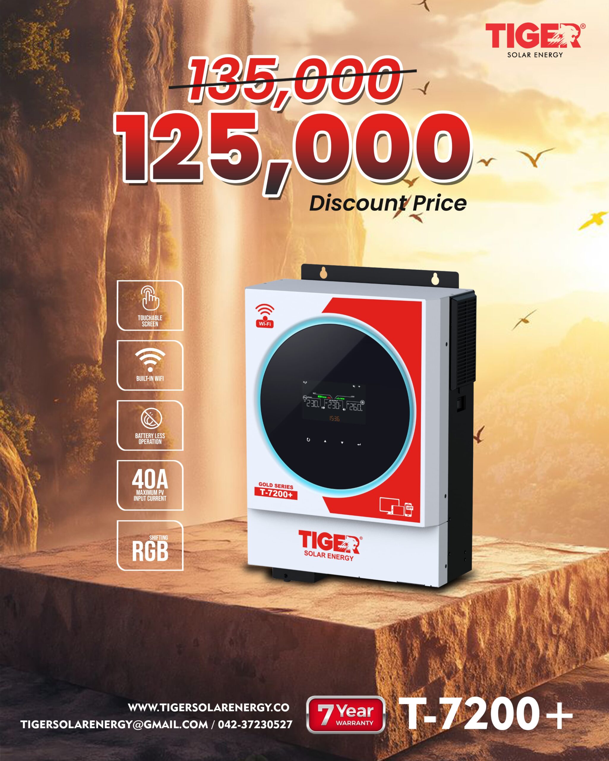 TIGER INVERTER T-7200+ ULTRA DEAL - GET NOW !